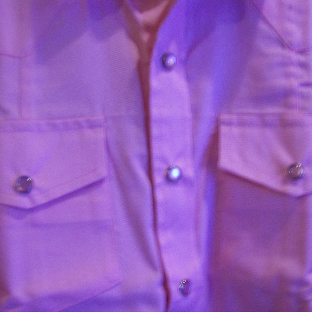 NWT Men’s Pink Western Express Shirt - Picture 7 of 7